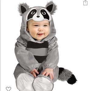 Toddler baby raccoon costume